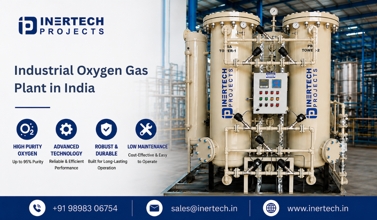 Industrial Oxygen Gas Plant in India